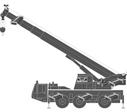 移动伸缩臂起重机